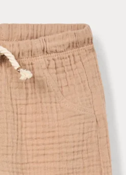 Pantaloni lunghi in puro cotone neonato
