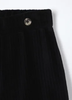 Pantaloni misto cotone velour bambina