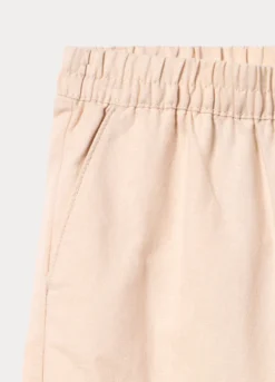 Pantaloni misto lino bambina