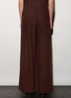 Pantaloni misto lino donna