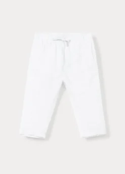 Pantaloni misto lino regular fit bimbo