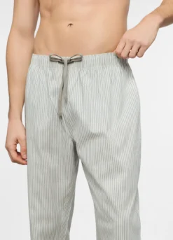 Pantaloni pigiama in tela di cotone uomo