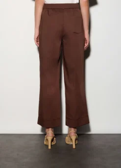 Pantaloni regular fit stretch donna