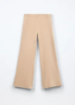 Pantaloni wide leg velours bambina