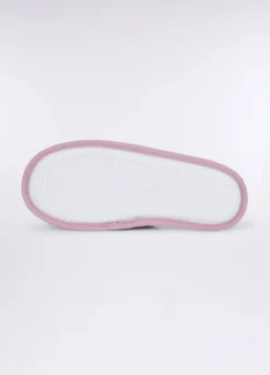 Pantofole con ricamo donna