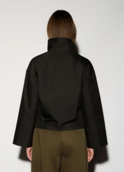 Parka corto misto cotone donna