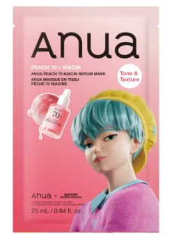 Peach 70 Niacin Serum Face Mask 25Ml - Anua KPop Demon Hunters