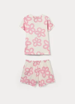 Pigiama corto Stitch in jersey di puro cotone bambina