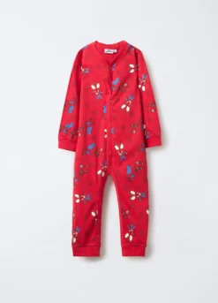 Pigiama intero Spidey in jersey di puro cotone