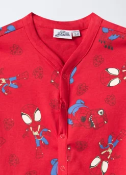 Pigiama intero Spidey in jersey di puro cotone