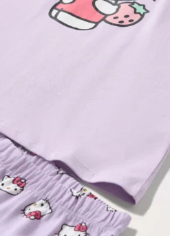 Pigiama lungo in jersey di puro cotone bambina