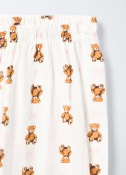 Pigiama lungo in jersey di puro cotone bambina