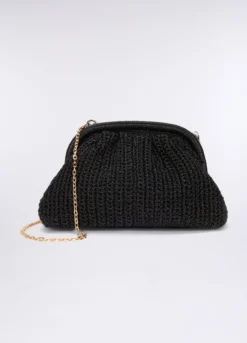Pochette crochet in filo lurex donna