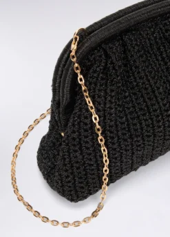 Pochette crochet in filo lurex donna