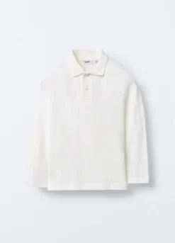 Polo in puro cotone Piquet bambino