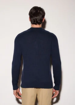 Polo a maniche lunghe in cotone uomo