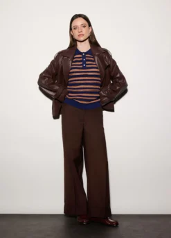Polo a righe donna