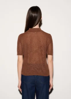 Polo in costina donna