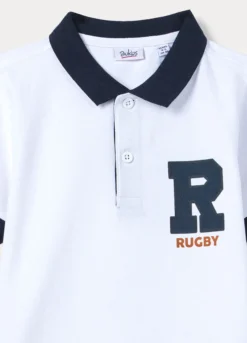 Polo in cotone stretch piquet bambino