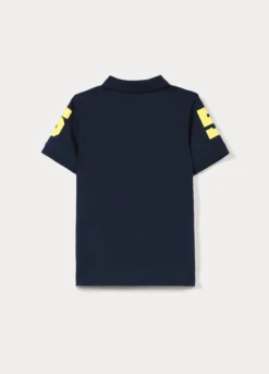 Polo in cotone stretch piquet bambino