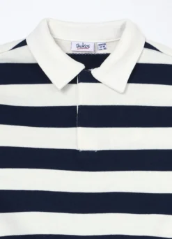 Polo in french terry di puro cotone neonato