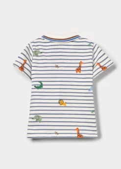Polo in jersey di cotone stretch neonato
