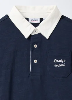 Polo in jersey slub di puro cotone bimbo