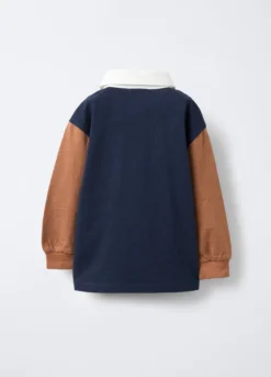 Polo in jersey slub di puro cotone bimbo