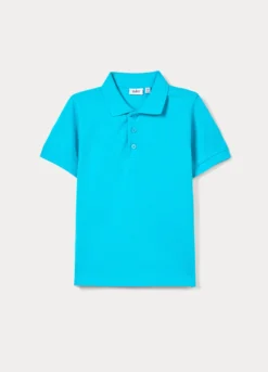 Polo in puro cotone piquet bambino