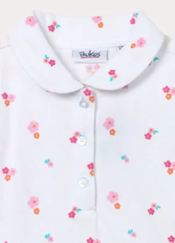 Polo in puro cotone Piquet bimba