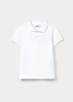 Polo in puro cotone Piquet bimbo