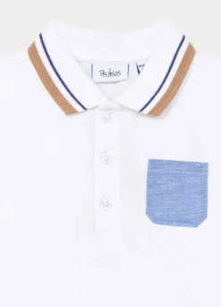 Polo in puro cotone Piquet bimbo