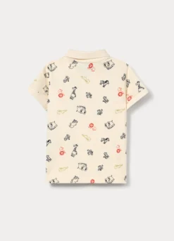 Polo in puro cotone Piquet bimbo