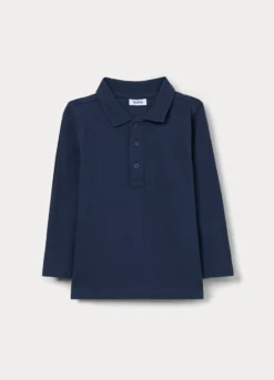 Polo in puro cotone Piquet bimbo