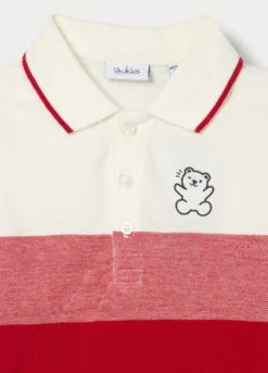 Polo in puro cotone Piquet bimbo