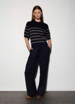 Polo tricot rasata donna