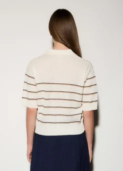 Polo tricot rasata donna
