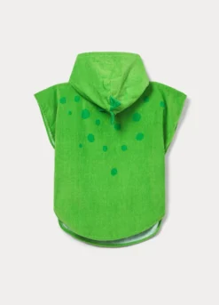 Poncho in spugna di puro cotone