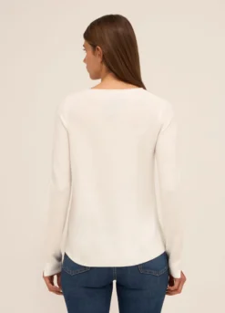 Pullover effetto cashmere donna