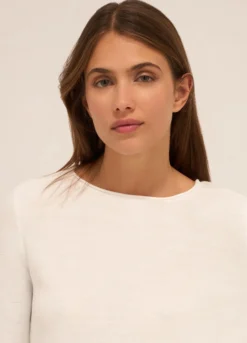 Pullover effetto cashmere donna