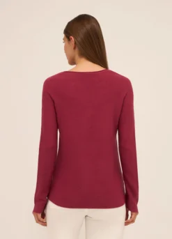 Pullover effetto cashmere donna