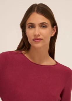 Pullover effetto cashmere donna