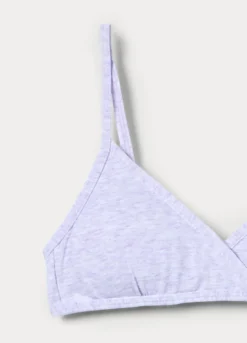 Reggiseno a triangolo in jersey di cotone stretch