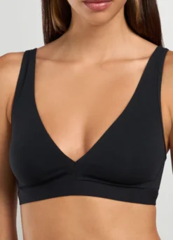 Reggiseno triangolo in cotone elasticizzato donna