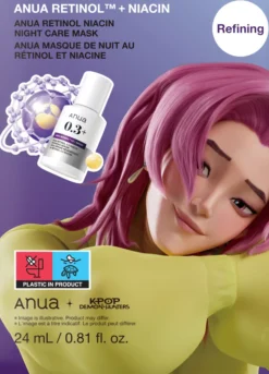 Retinol Niacin Night Care Mask 24Ml - Anua KPop Demon Hunters