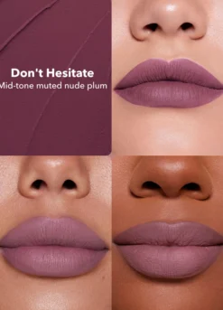 Rossetto opaco a lunga tenuta Dynamatte Boom – Don't Hesitate
