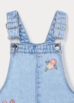 Salopette Disney in denim di puro cotone bimba