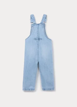 Salopette Disney in denim di puro cotone bimba