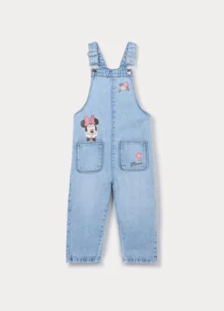 Salopette Disney in denim di puro cotone bimba