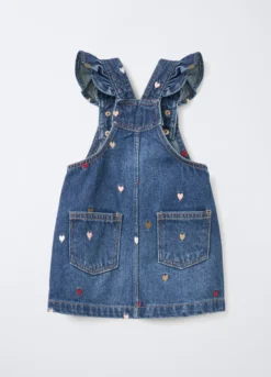 Salopette in denim misto cotone Fit Regular bimba